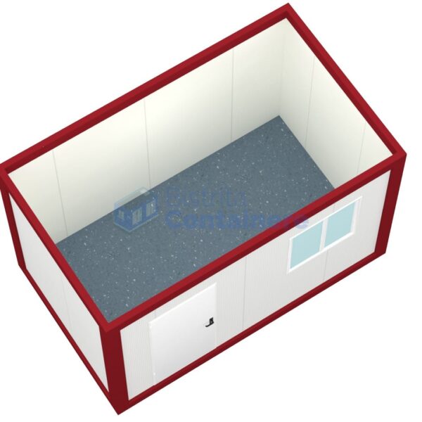 container birou bistrita 4metri 1geam rosu1