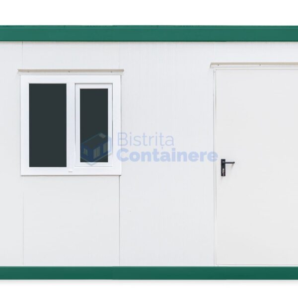 container birou bistrita 4metri 1geam verde