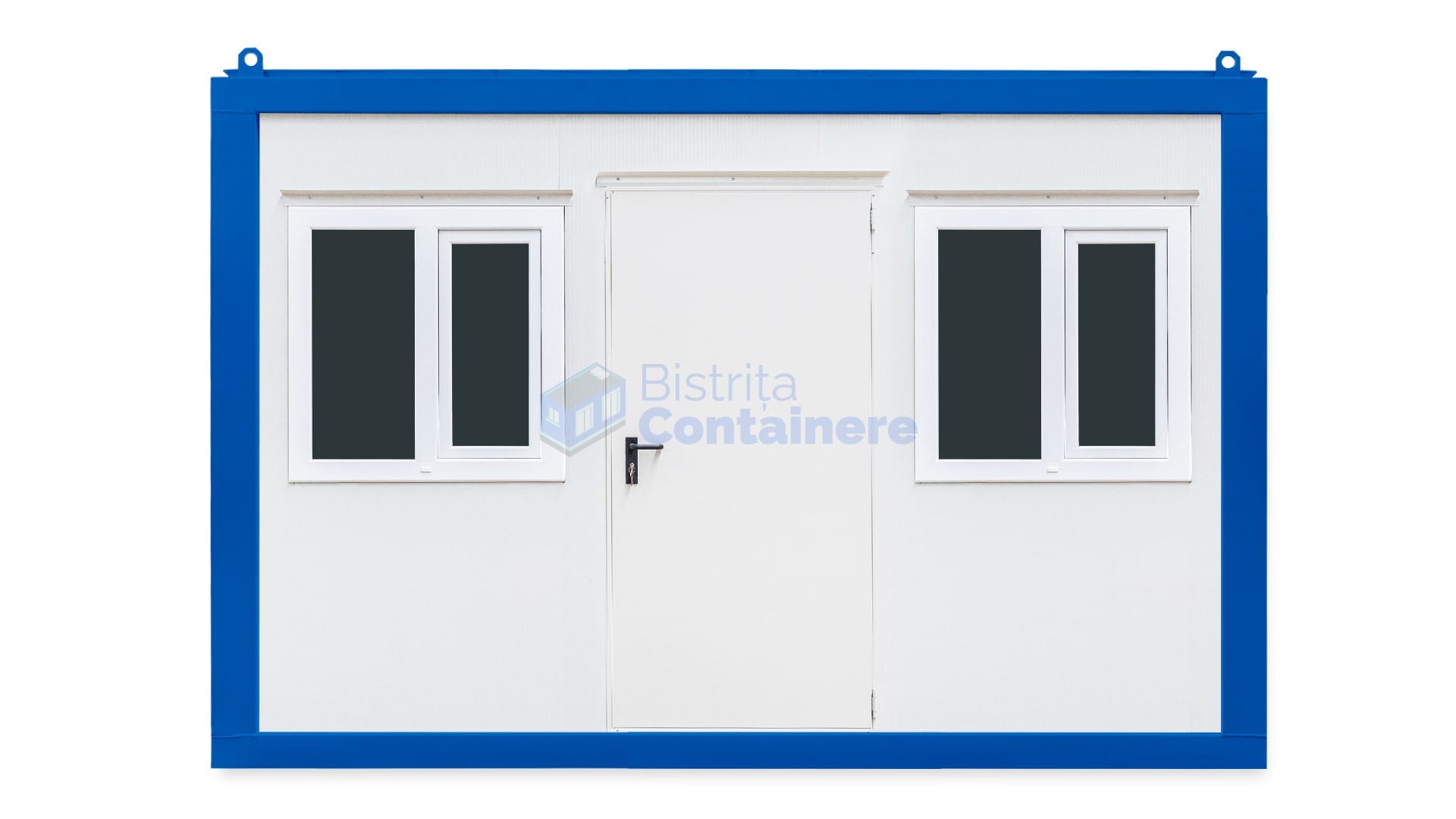 container birou bistrita 4metri 2geamuri albastru