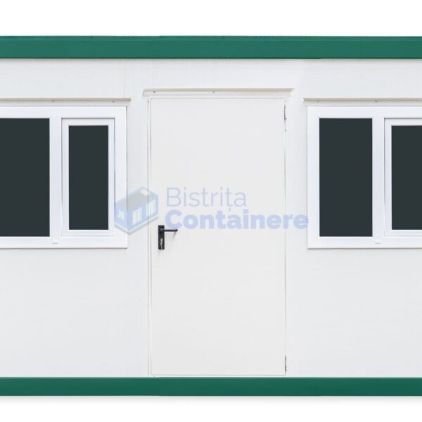 container birou bistrita 4metri 2geamuri verde