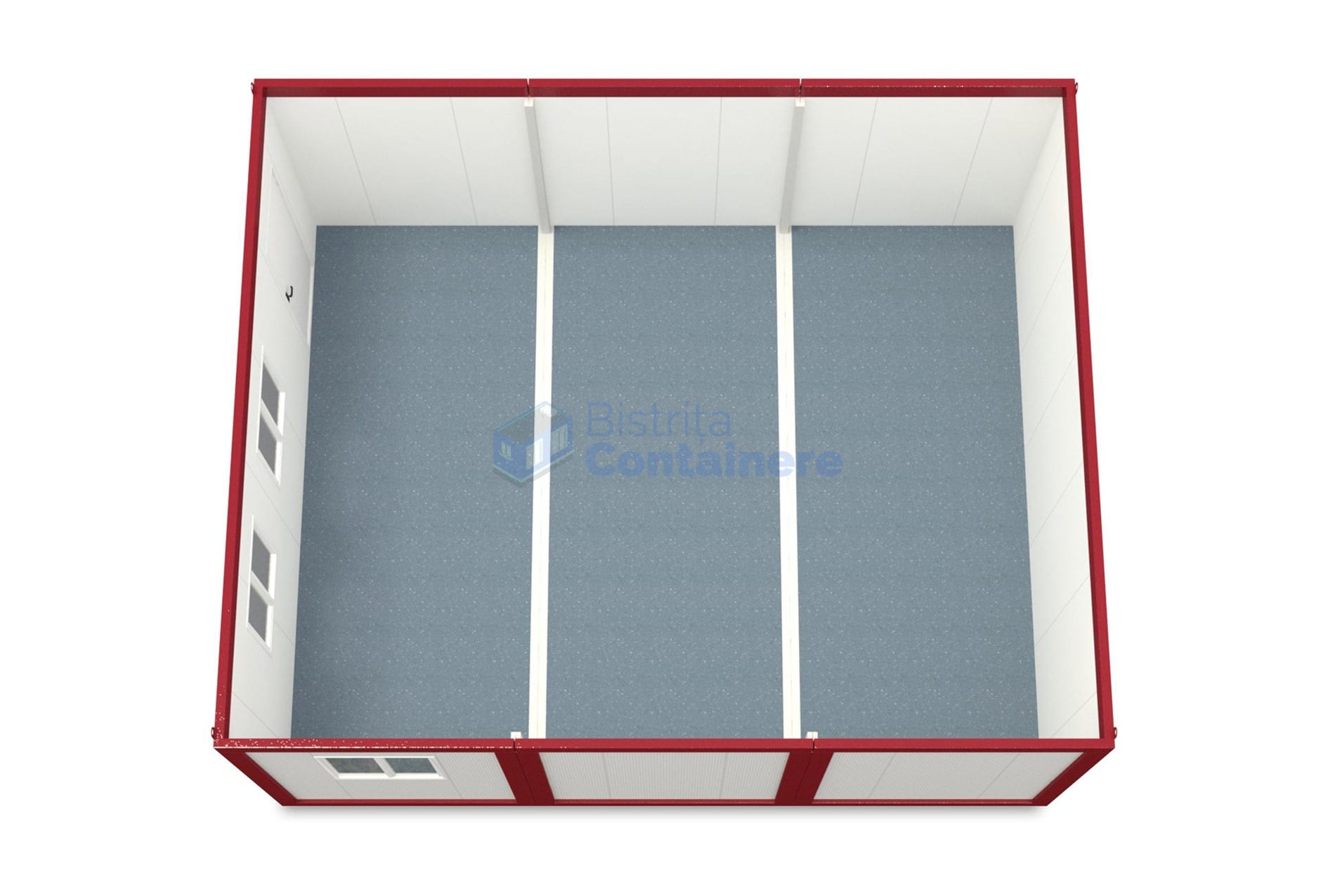 container modular bistrita 6x72m rosu2